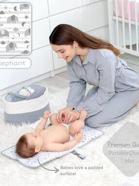 Precious Snuggle Portable Diaper Changing Pad (63cm x 37cm)